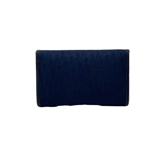 CHRISTIAN DIOR Blue Leather Trotter Shoulder Bag - Picture 4 of 9